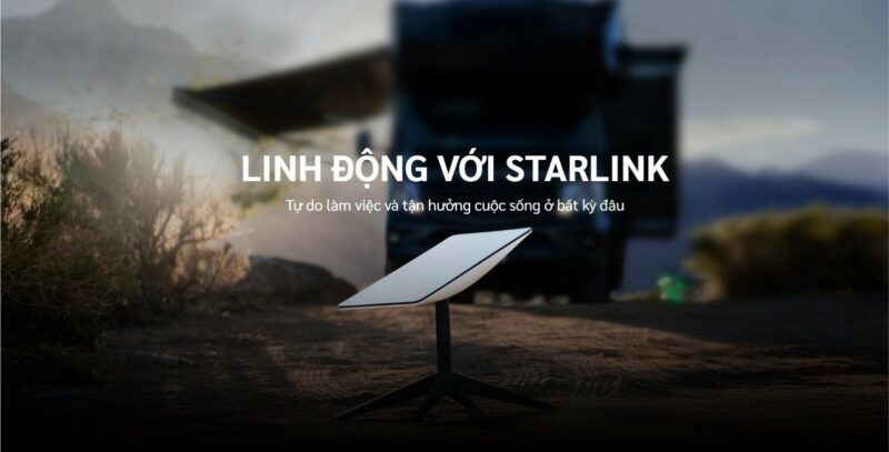 Gói Starlink Linh Động – Kết Nối Mọi Nơi, Không Giới Hạn